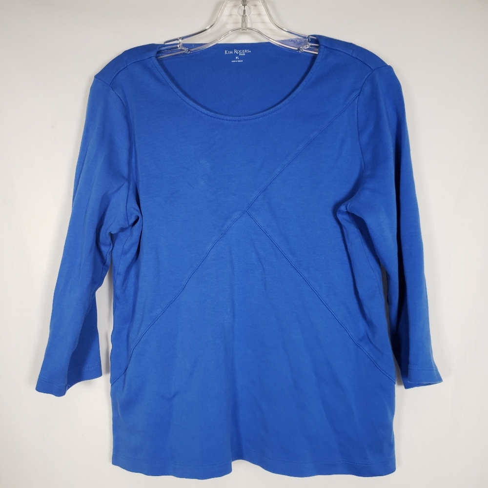 Blue Kim Rogers Top